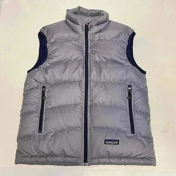 Patagonia Light Purple Goose Down Sleeveless Puffer Vest Womens XS - Picture 1 of 14